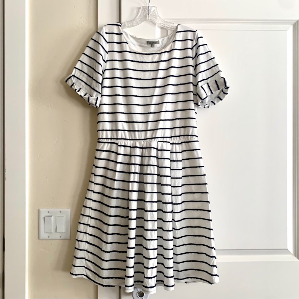Anthropologie striped knit dress size XL
